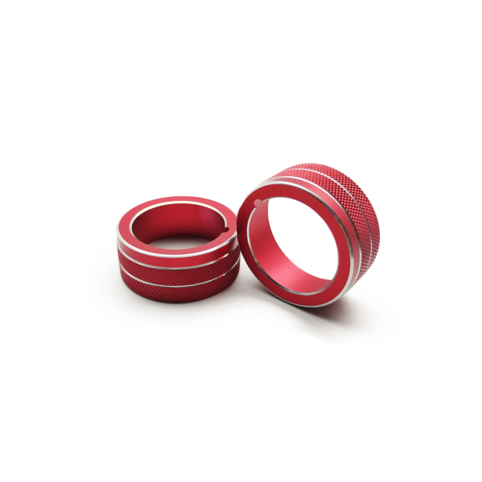 

Dashboard Knob Cover Car For Nissan Sentra Middle Red Air Outlet Aluminum