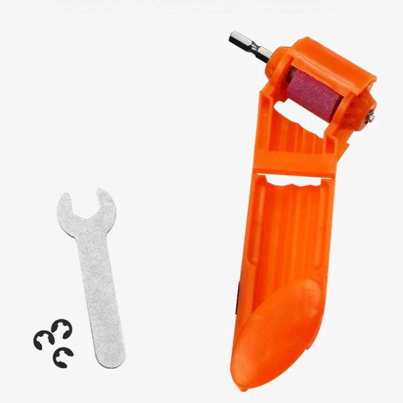 

6.35mm New Portable ABS Brown Corundum Grinding Wheel Drill Bit Sharpener Woodworking Electric Drill Power Drive Tool