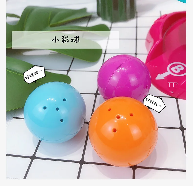

Children's puzzle bear rolling ball layer by layer sliding ball tower color rotating baby cartoon ball toys