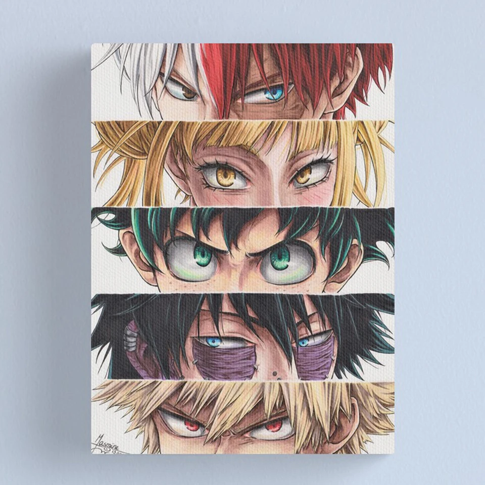 

Home Decor Japanese Cartoon Role Eyes Character Gift Pictures Wall Art Hd Prints Poster Modern Modular Canvas Painting Framework