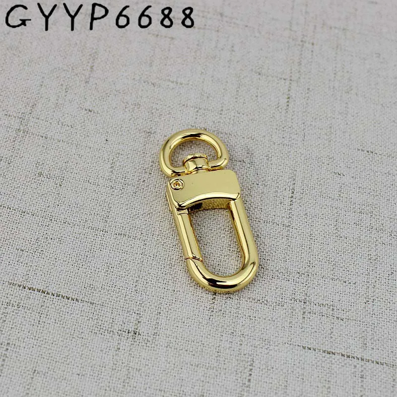 

High quality 4pcs Deep gold Trigon Triangle buckle Chunky D ring Purse snap hooks for bag Hardware Accessories metal handbags