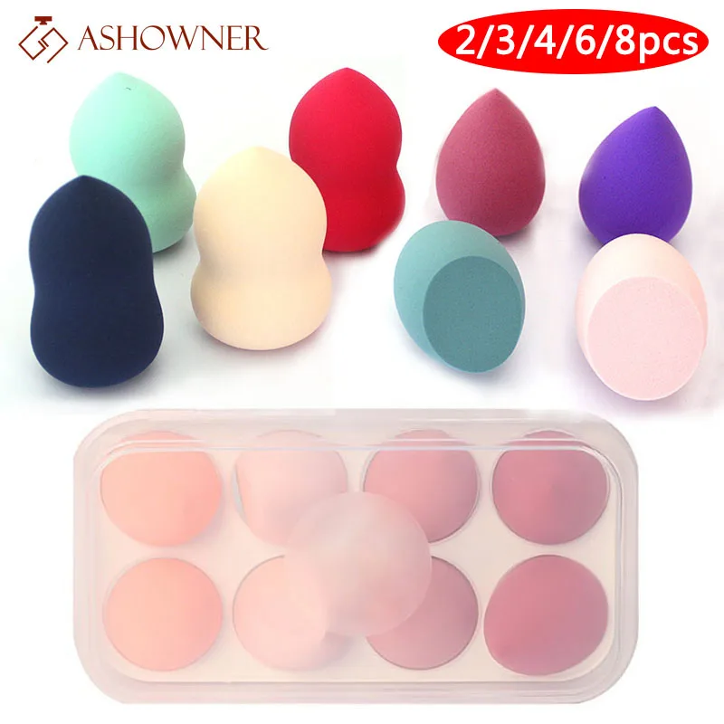 Губка для основы Косметика макияжа лица пуховка женские косметические