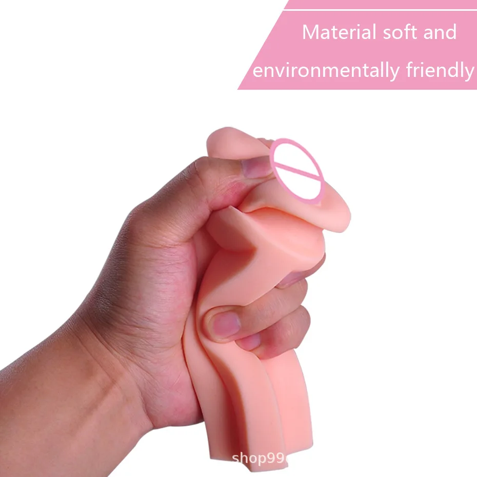 Чашка для мастурбации мягкая силиконовая вагина настоящая киска сексуальная