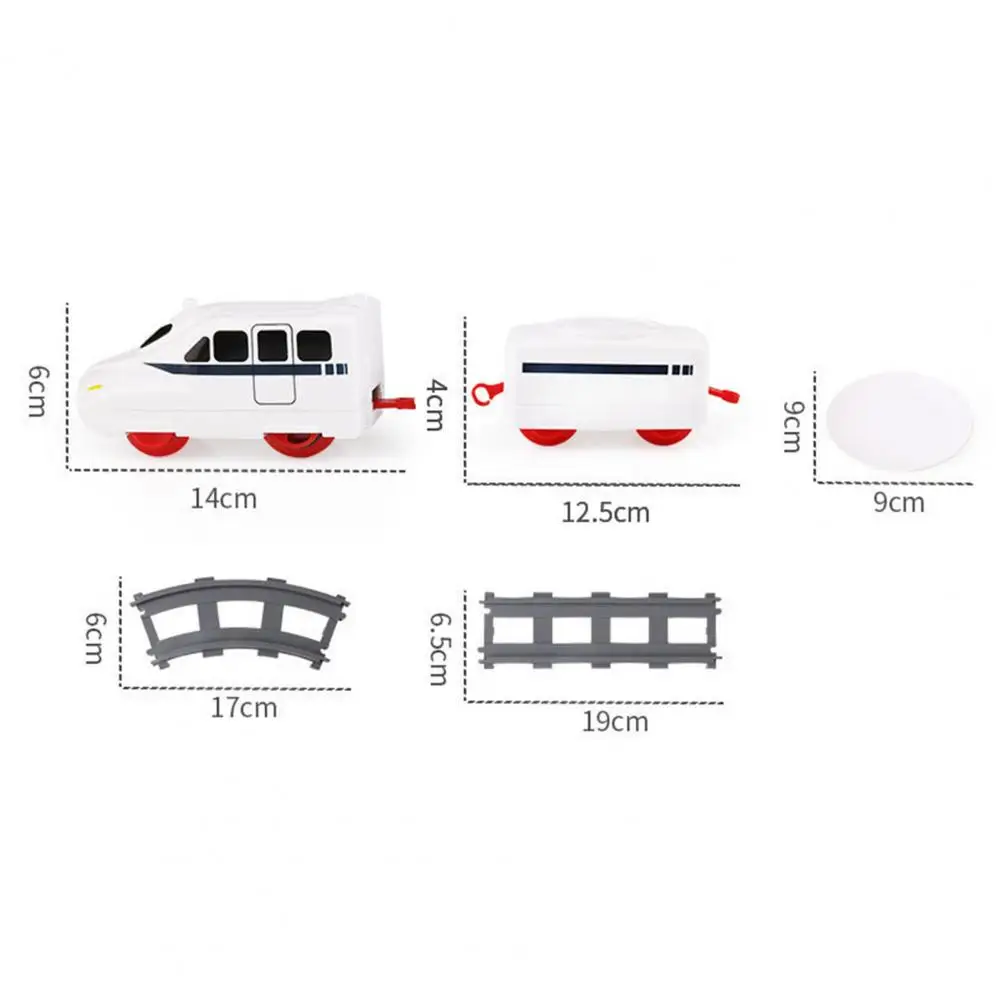 

Train Tracks Lifelike Bright Color Plastic Toddler Gift Simulation Sushi Train Model for Children Interactive Game