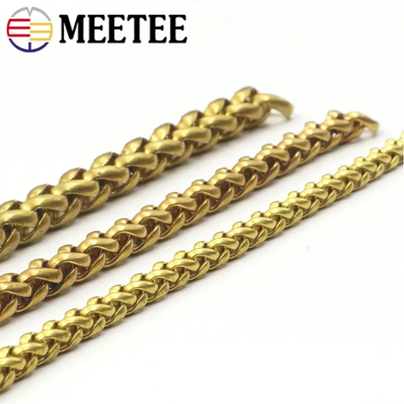 Модные цепочки из твердой латуни 6/8/10 мм мужской ремень брелок для брюк