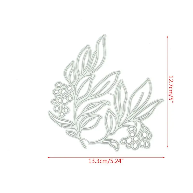 

Green Leaf Metal Cutting Dies DIY Scrapbooking Paper Stamping Die Decor