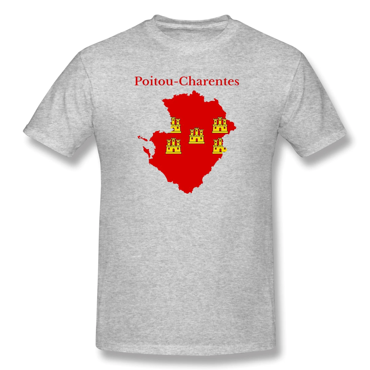 Poitou Charentes Карта Флаг Франции французский область Byhkg Для мужчин классический