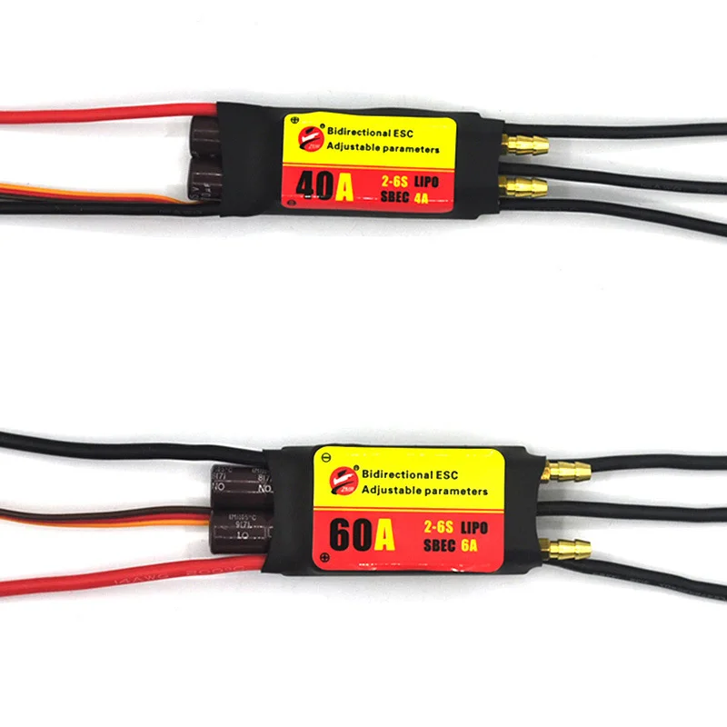 ZMR 40A 60A 80A 100A двунаправленный Регулируемый ESC с водяным охлаждением для