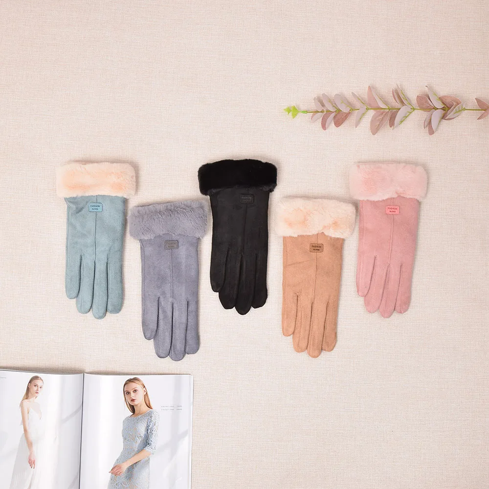 

Snow Fashion Winter Thicken Gloves Outdoor Warm