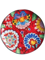 chinese ceramics plates creativity flowers simplicity salad plates modern serving platter platos de cena dinnerware ek50cp