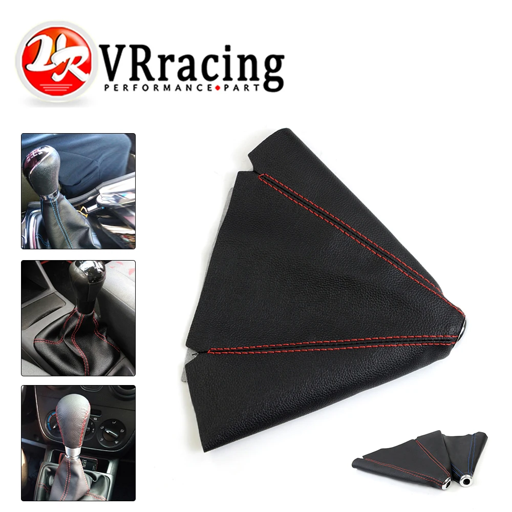 VR-универсальные воротники из искусственной кожи с коротким рычагом переключения передач красный/синий переключатель переключения передач крышка ботинка MT/AT VR-SBC12 VR-универсальные воротники из искусственной кожи с коротким рычагом переключения передач красный/синий переключатель переключения передач крышка ботинка MT/AT VR-SBC12