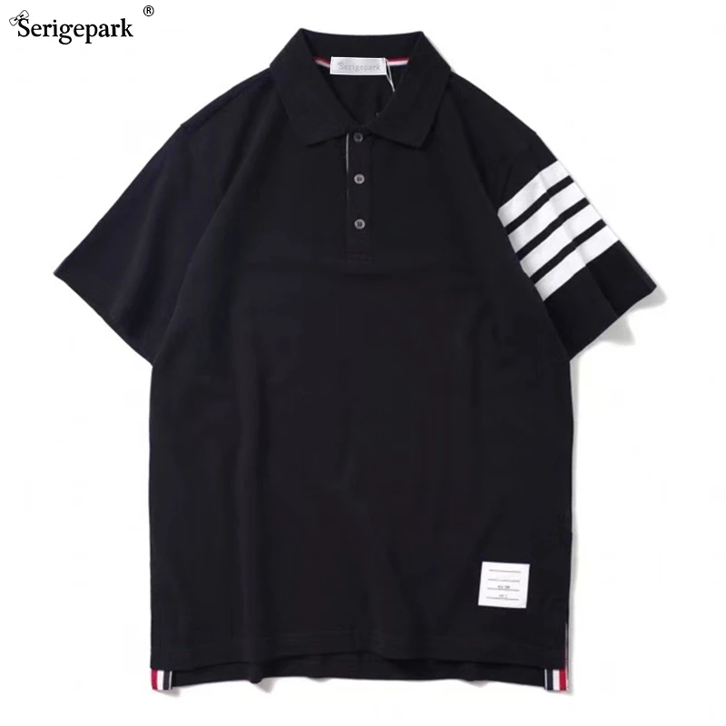 

2021 summer mens new polo shirt short sleeve for new collection Classical man Top tee with button male polos Luxury brand shirt