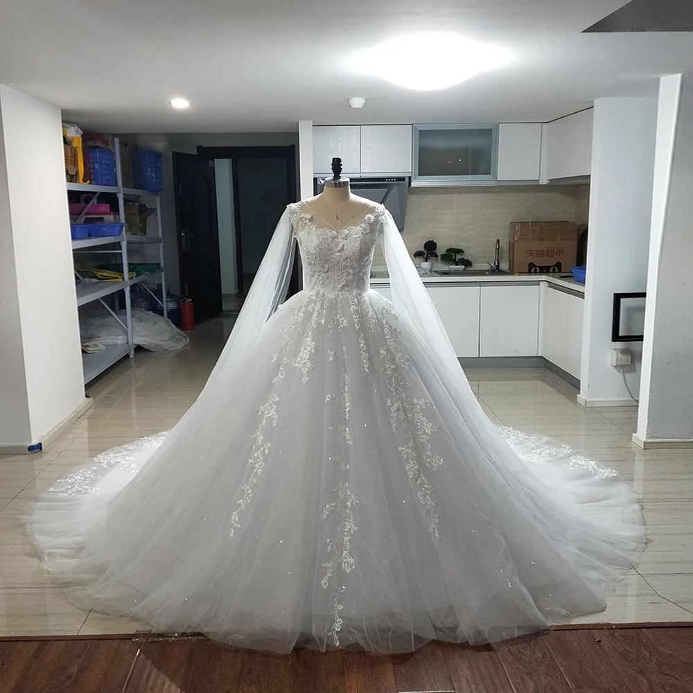 Новое поступление Винтажное бальное платье принцессы с цветочной аппликацией и