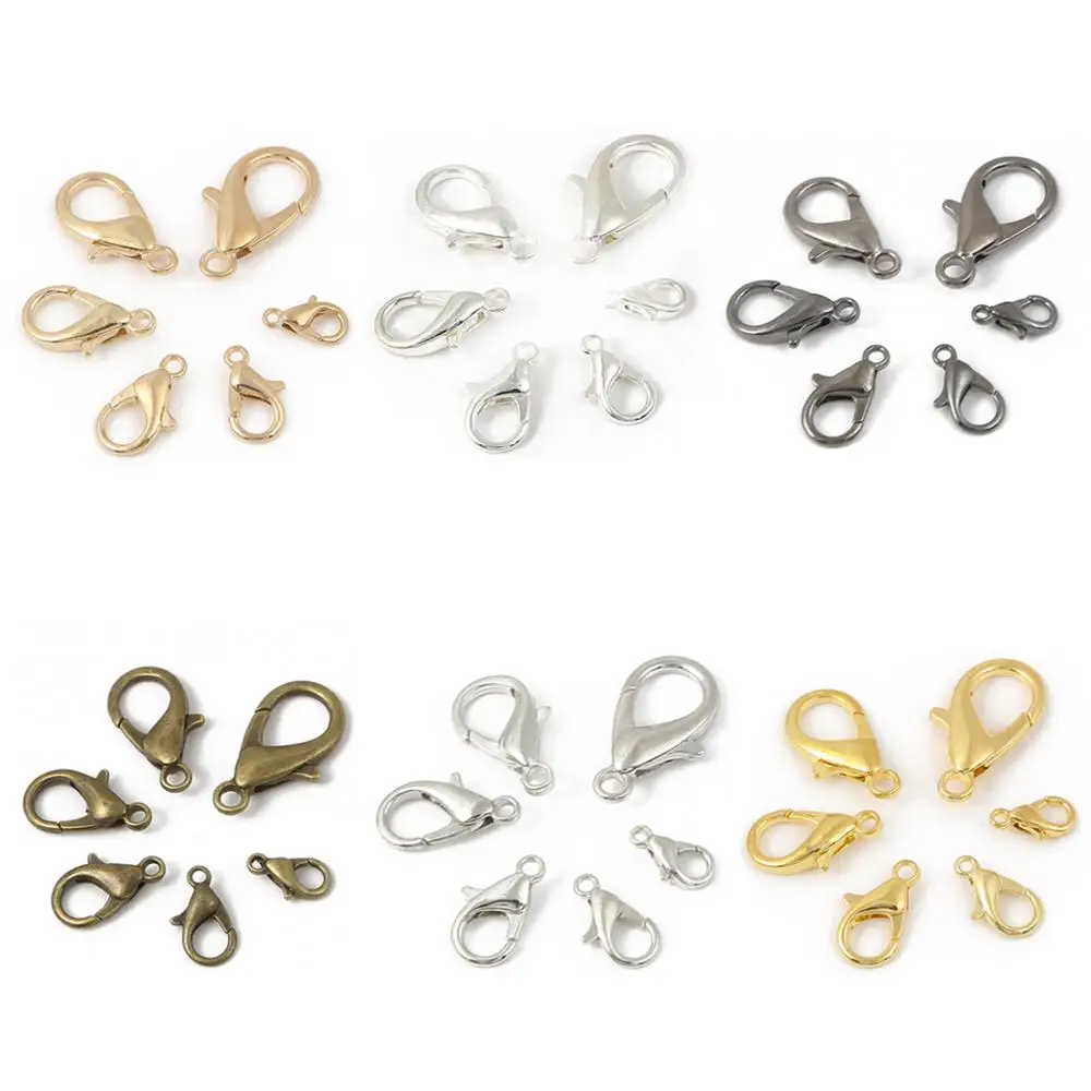 Застежки карабины для цепочек браслетов и ожерелий