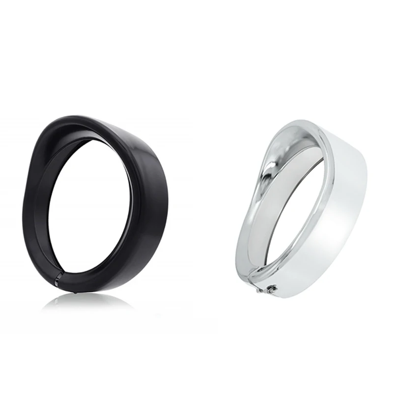 

Motorcycle 7Inch Headlight Bezel Trim Ring Protect Guard Cover Cap for Touring Electra Glide Road