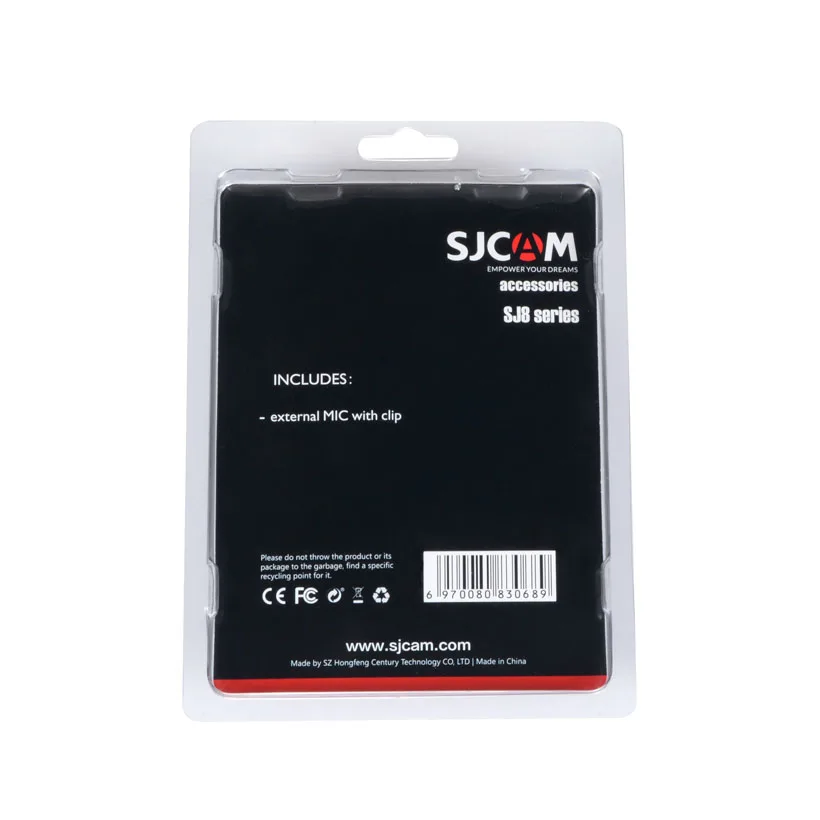 Оригинальный внешний микрофон серии SJCAM SJ8 аксессуары для экшн-камеры Pro / Plus Air |
