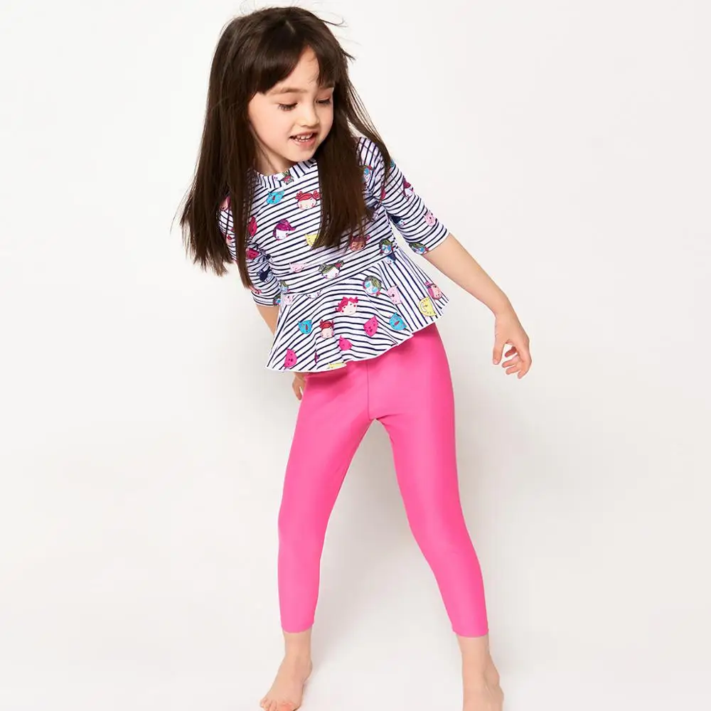 Купальник Julysand детский купальник из двух частей в полоску с мультяшным принтом