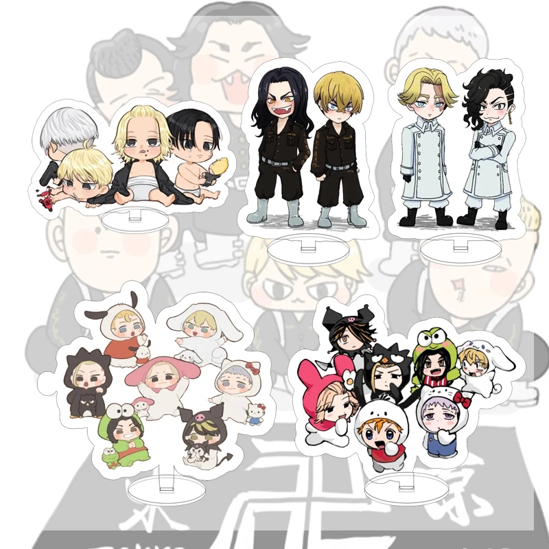 

Anime Tokyo Revengers Action Figure Cosplay Acrylic Stands Takemichi Manjiro Characters Model Plate Fans Gift Desk Decoration