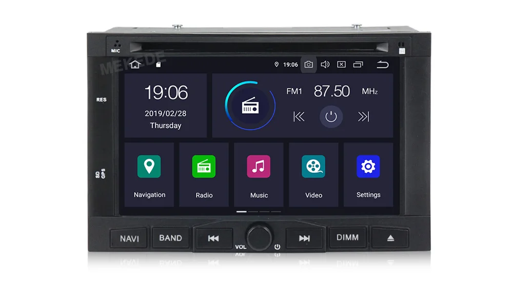 MEKEDE PX5 4+ 64G android 9,0 Автомобильная dvd-навигационная система плеер для peugeot 3005 3008 5008 автомобильный радиоприемник Мультимедиа Стерео 8 ядер