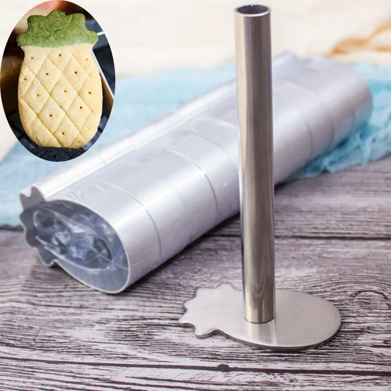 10 Pineapple Shape 10* алюминиевые формы для тортов со штампом ананас сердце пирог Печенье Резак металлический Хлеб Форма для резки печенья для теста и помадки мягкий frui - Цвет: 10 Pineapple Shape