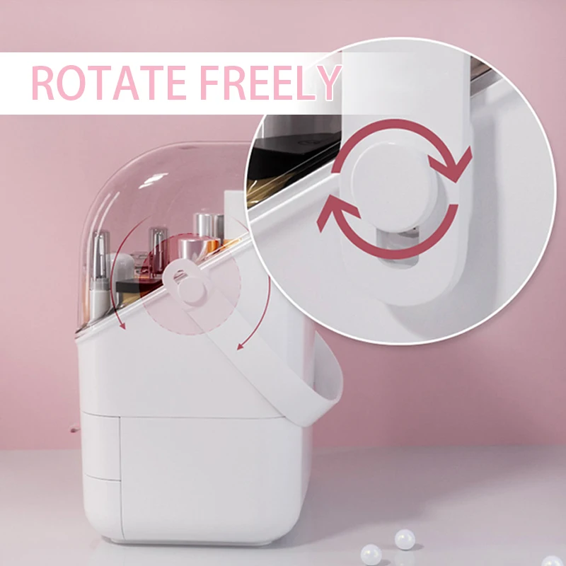 

1 2 3 Layers Makeup Box Large Capacity Cosmetic Organizer Holder Makeup Storage Box Dressing Table Container Sundries Case