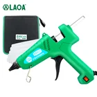 Набор пакетов для термоклеевого пистолета LAOA 100 Вт с 11 мм клеевыми карандашами промышленный термоэлектрический инструмент для ремонта температуры DIY