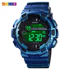 Мужские часы SKMEI 2021, спортивные цифровые часы, водонепроницаемые, со светодиодный ным дисплеем, многофункциональные электронные часы 1243, 5 шт.