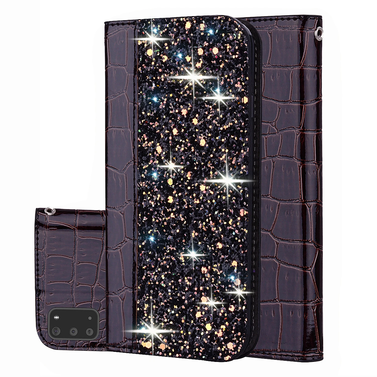 Блестящий чехол для Samsung Galaxy S20 Plus Ultra S11 S10 9 8 PLUS S10E LITE 5G кожаный флип блестящий