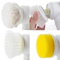 5 in 1 handheld electric cleaning brush for bathroom toile tub brush rags kitchen tv window washing brushs home cleaning tools