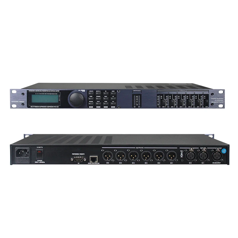 Сливовый Ktv процессор DSP260 аудио цифровой процессор караоке 2 в 6 из - Цвет: Сливовый