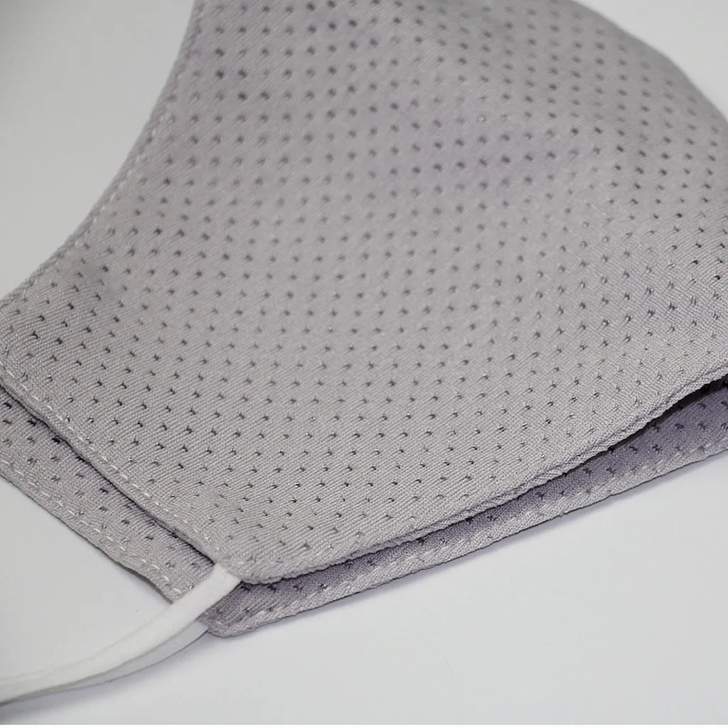 

Men Women Fabric Mask Washable Reusable Sunscreen Mask Cool Feeling Ventilation Cleanable Breathing Mesh masque lavable A50