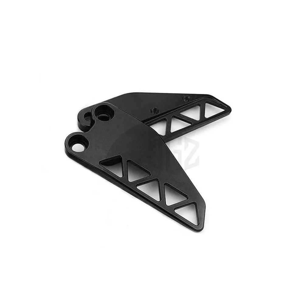 Black 2 rear Мотоциклетная CNC алюминиевая передняя задняя защитная крышка для ног крепление для пятки защита для KTM DUKE 250 390 - Цвет: Black 2 rear