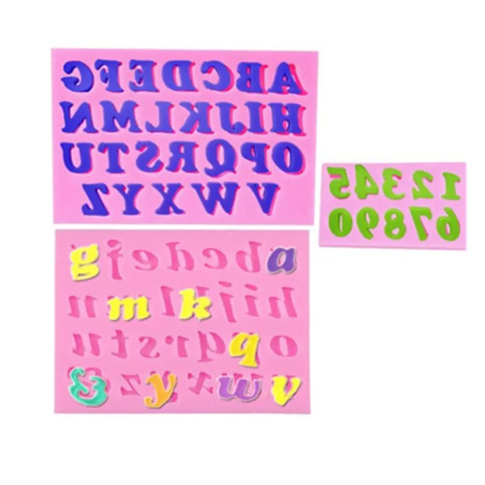 3 шт./компл. одежда с буквами и цифрами силиконовые формы инструменты для