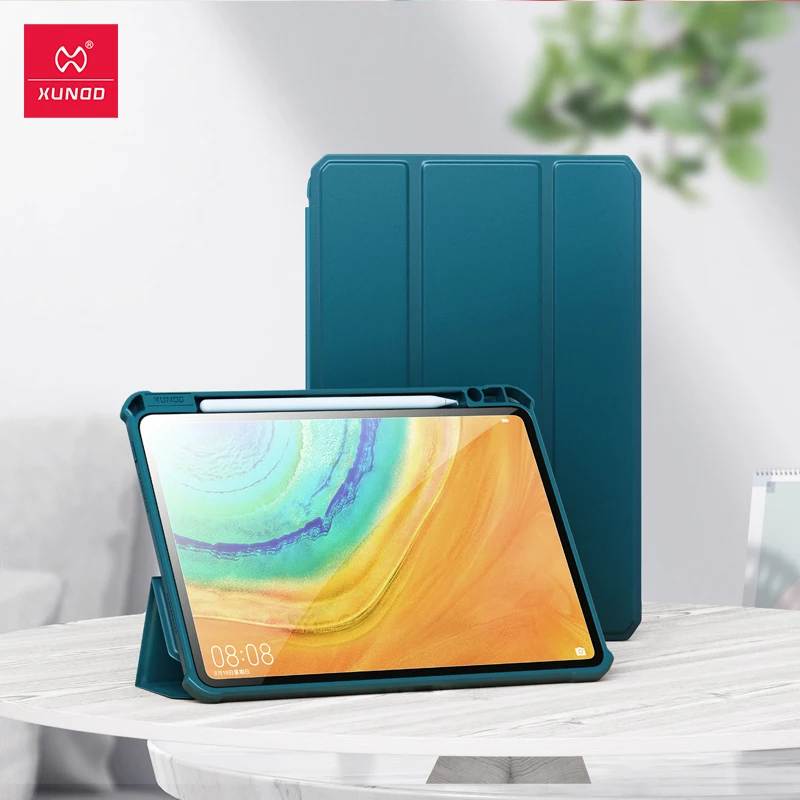 Xundd защитный чехол для планшета Huawei Matepad Pro кожаный подушка безопасности умный