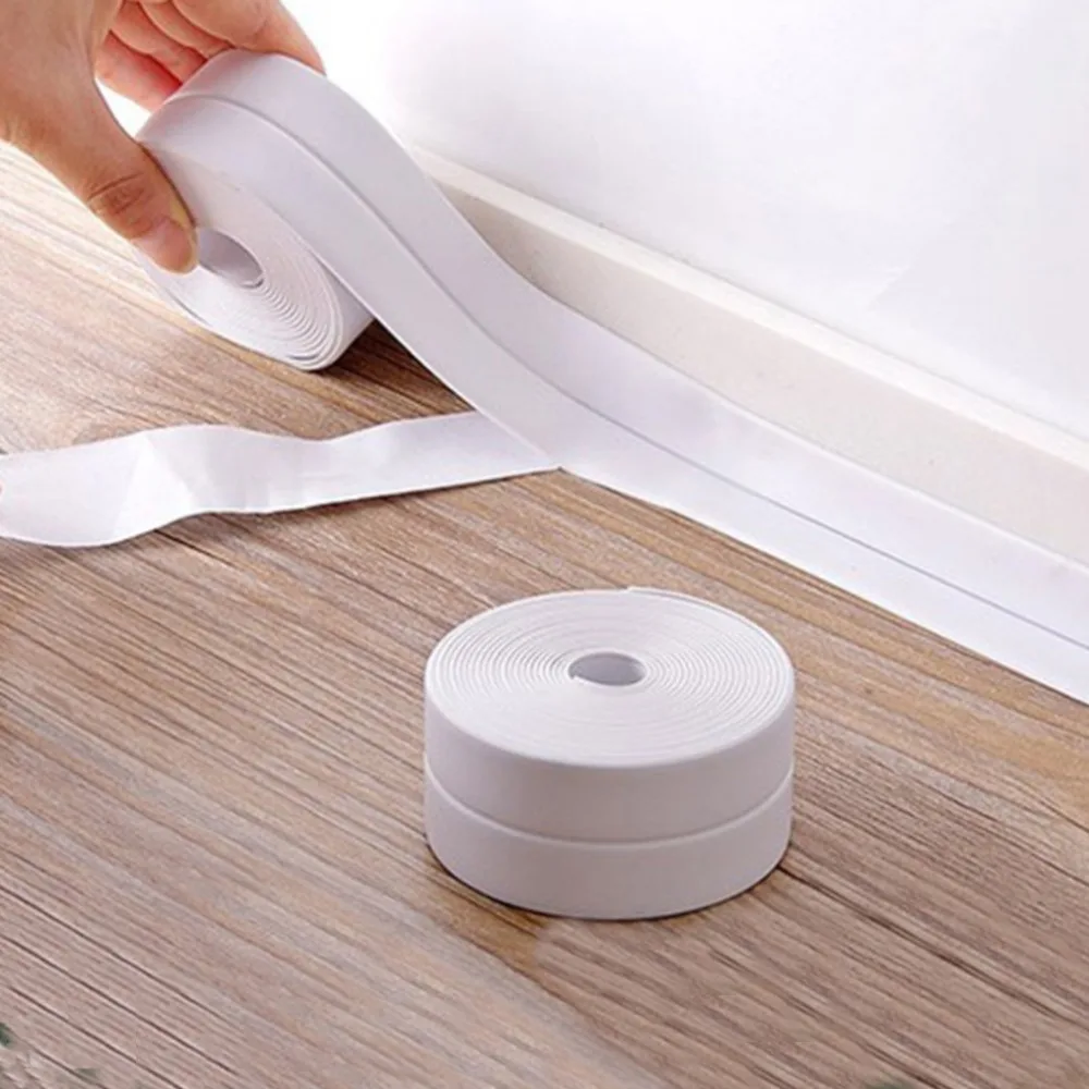 ПВХ водонепроницаемые уплотнительные ленты плитка для ванной и кухни лента для герметизации швов прокладка для раковины для душа уплотнительная полоса Mildewproof самоклеющаяся