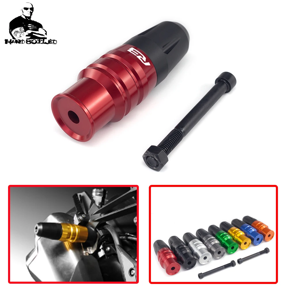 

Motorcycle Body Frame Sliders Falling Protection For YAMAHA YZFR3 YZFR6 YZF R3 R6 Frame Exhaust Slider Crash Bar Protector Pads