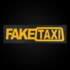 Желтые наклейки на машину, поддельные такси, забавные наклейки на окна, самоклеящиеся эмблемы, знак дрифта