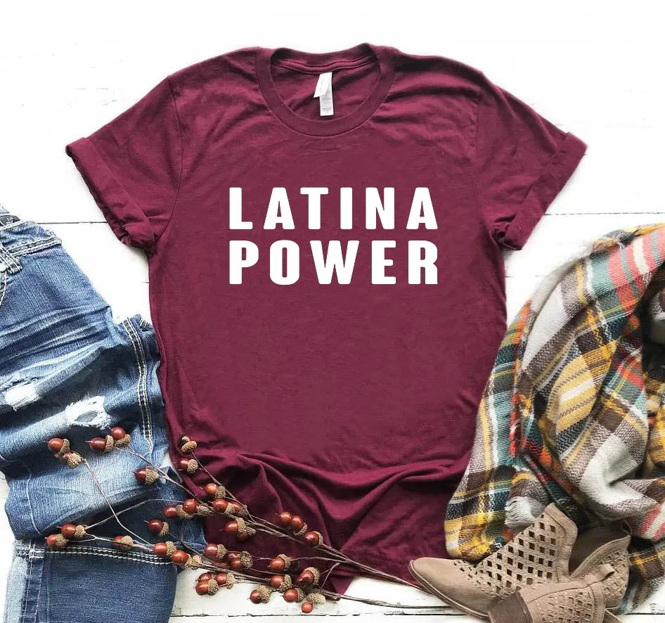 Футболка женская с принтом латина хлопковая Повседневная смешная рубашка топ