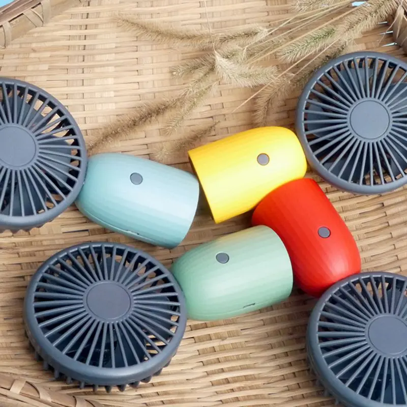 

Portable Mini Fan 3 Gears Adjustable Silent Desktop Fan Air Cooler USB Charging