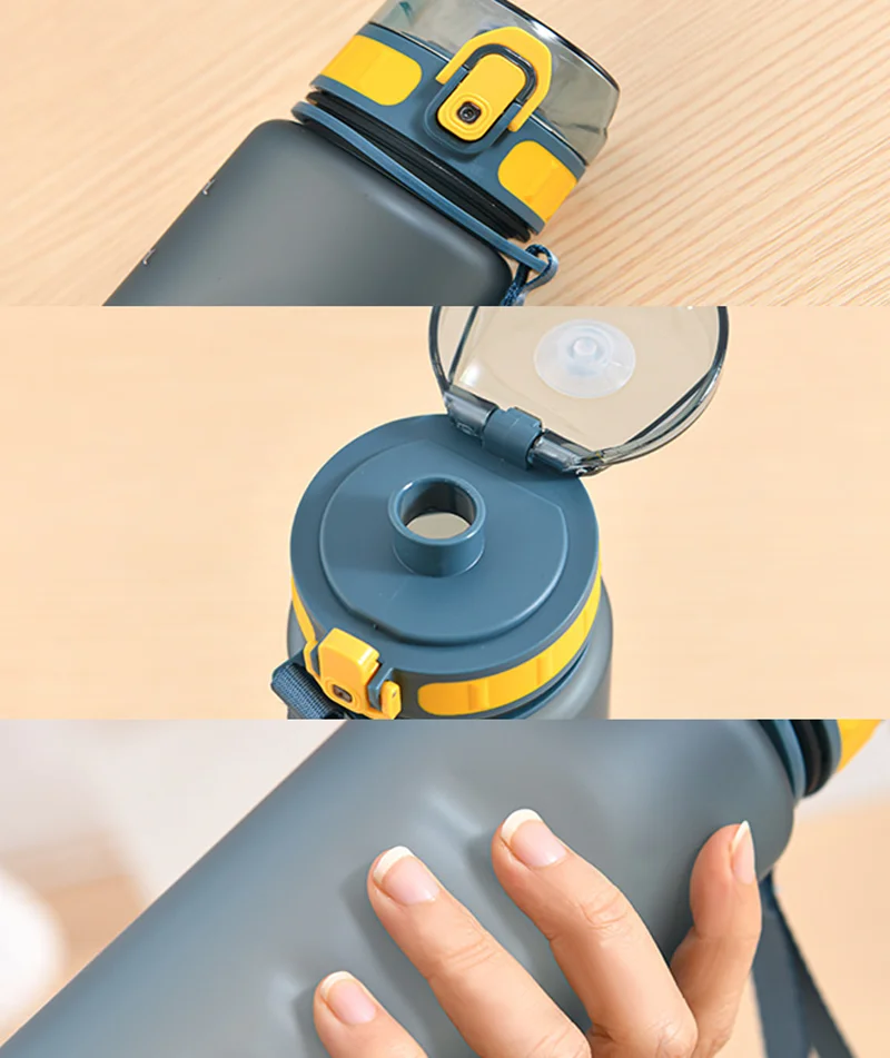 Герметичная Бутылка Для Воды пластиковая портативная 1000 мл для спортзала пешего