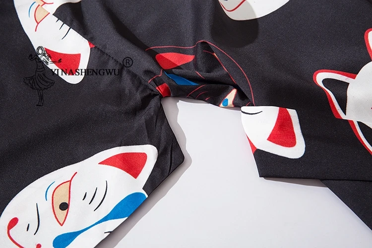 Одежда в японском стиле летняя одежда кимоно с принтом кардиган японский тренд