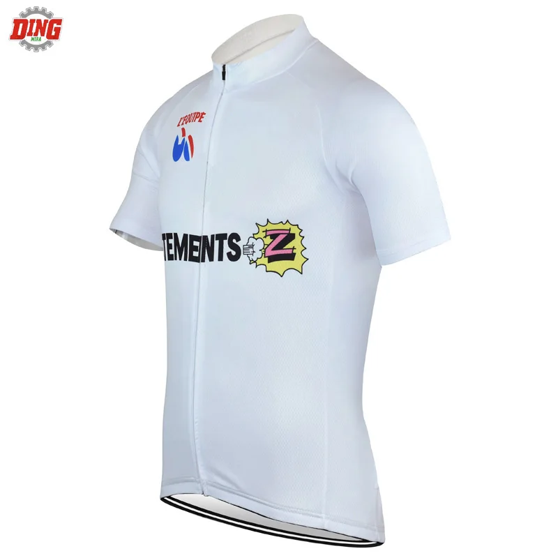 Новые летние велосипедные Джерси для мужчин с коротким рукавом оранжевый белая