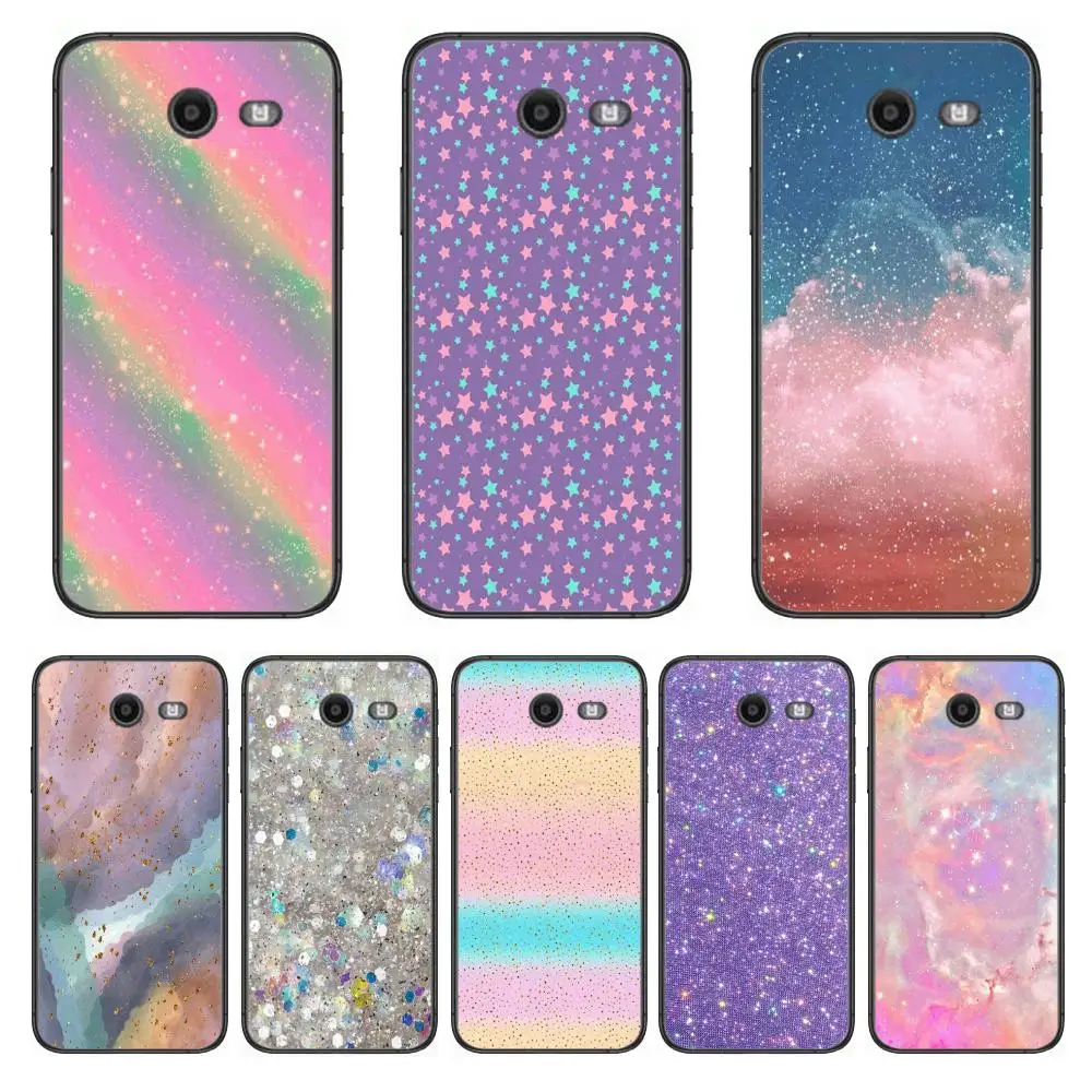 

Shining Fashion Delicate Phone Case Hull For Samsung Galaxy J 4 3 5 6 7 8 EU 2018 Plus 2017 Black Shell Art Cell Cover TPU