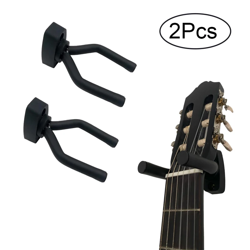 2pcs gitarre stehen ukulele bass gitarre neck wand montieren aufhänger haken rack halterung display instrument elektrische gitarre zubehör f