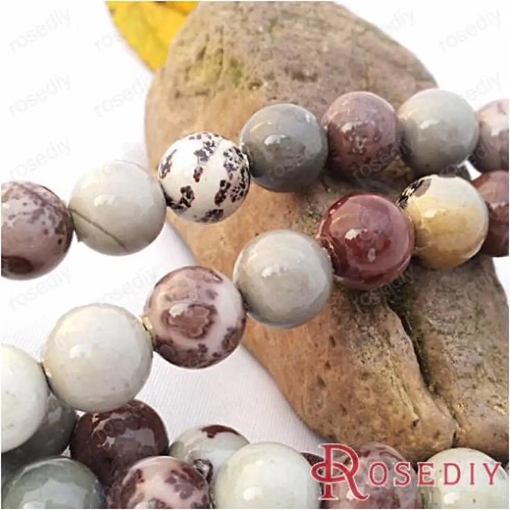 Оптовая продажа 10 мм круглые красные художественные каменные бусины примерно 38