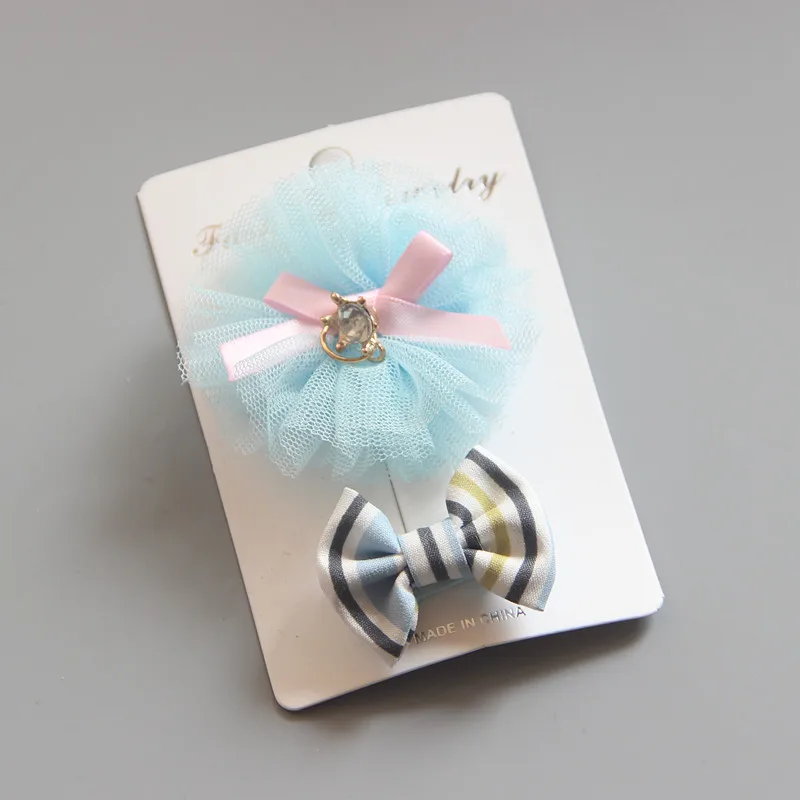 2 шт./компл. милые детские заколки для девочек цветочные зажимы волос аксессуары