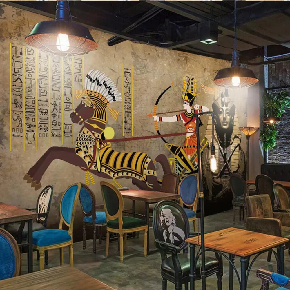 3D обои Milofi на заказ роспись ретро египетская серия фон для стены гостиной спальни