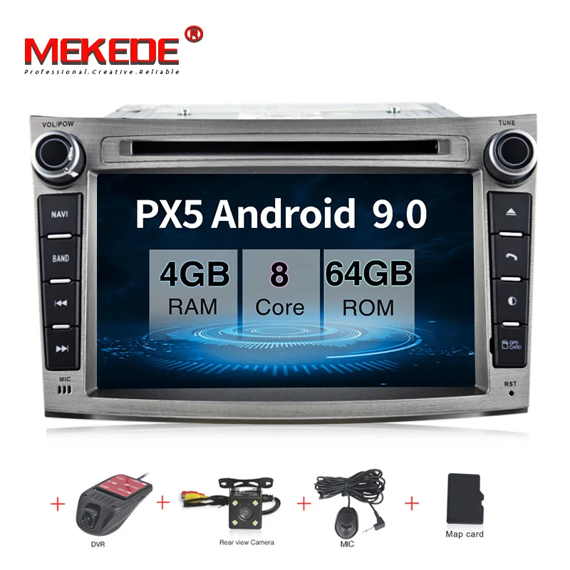 64G add camera DVR MEKEDE 4G+ 64G Android 9,0 автомобильный Радио dvd-плеер мультимедиа для SUBARU OUTBACK 2008-2013 BT wifi gps RDS Wi-Fi - Цвет: 64G add camera DVR