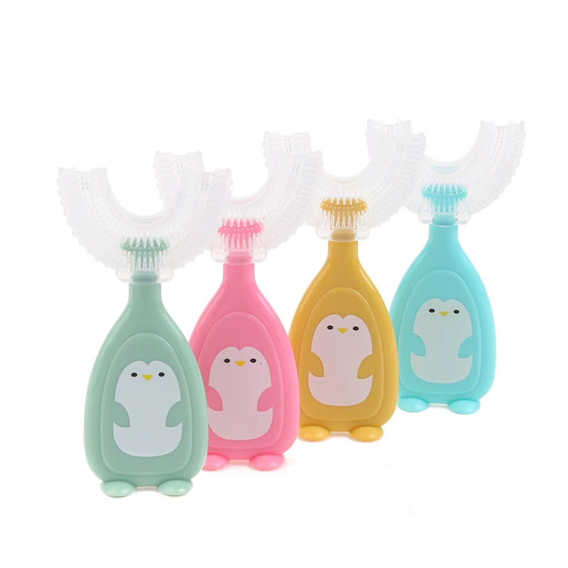 

1 шт., детская Силиконовая зубная щётка