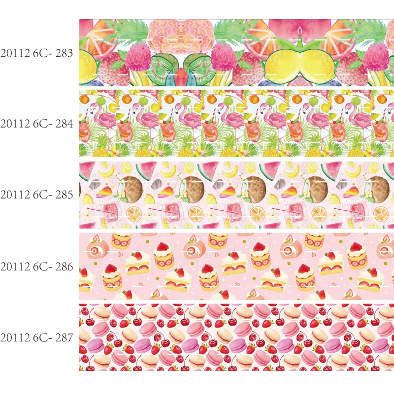 

cake and macaron printed grosgrain ribbon (50 yards/lot) Kids DIY 25MM 38MM